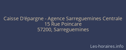 Caisse D'épargne - Agence Sarreguemines Centrale
