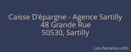 Caisse D'épargne - Agence Sartilly