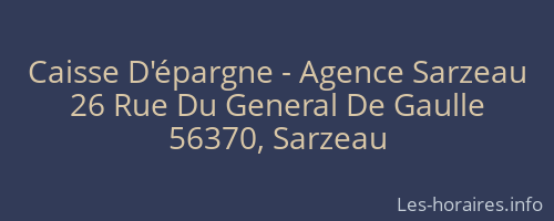 Caisse D'épargne - Agence Sarzeau