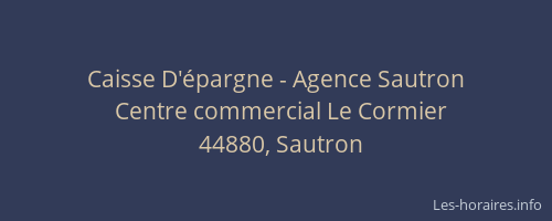 Caisse D'épargne - Agence Sautron