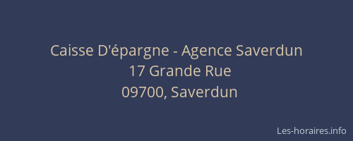 Caisse D'épargne - Agence Saverdun
