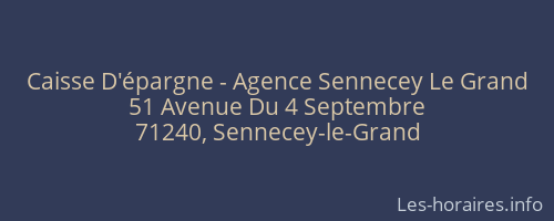 Caisse D'épargne - Agence Sennecey Le Grand