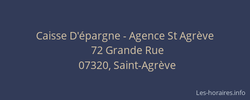 Caisse D'épargne - Agence St Agrève