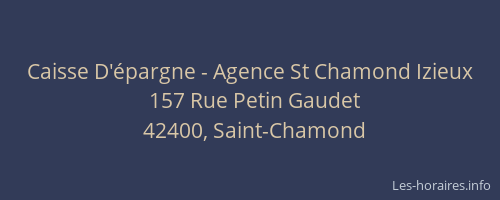 Caisse D'épargne - Agence St Chamond Izieux