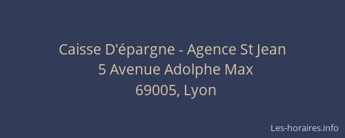 Caisse D'épargne - Agence St Jean