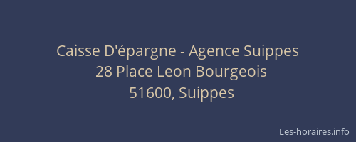 Caisse D'épargne - Agence Suippes