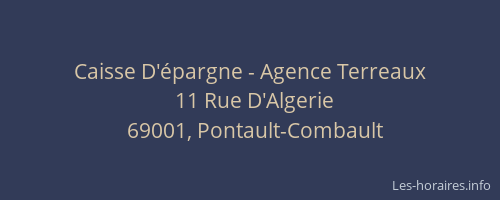 Caisse D'épargne - Agence Terreaux