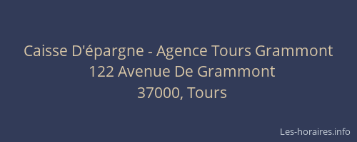 Caisse D'épargne - Agence Tours Grammont
