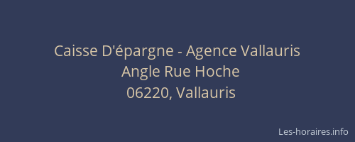 Caisse D'épargne - Agence Vallauris