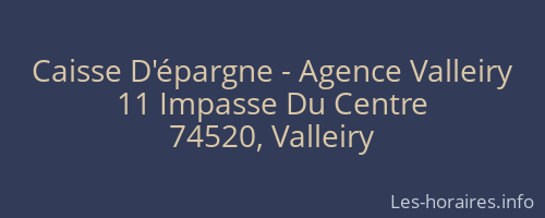 Caisse D'épargne - Agence Valleiry
