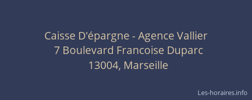 Caisse D'épargne - Agence Vallier