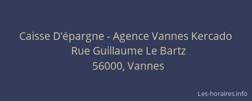 Caisse D'épargne - Agence Vannes Kercado