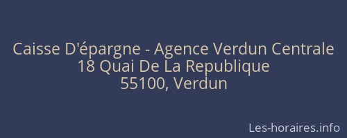 Caisse D'épargne - Agence Verdun Centrale