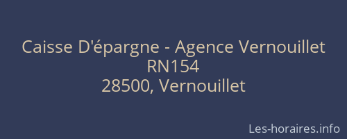 Caisse D'épargne - Agence Vernouillet