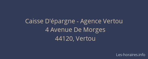Caisse D'épargne - Agence Vertou