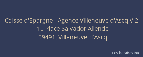 Caisse d'Epargne - Agence Villeneuve d'Ascq V 2