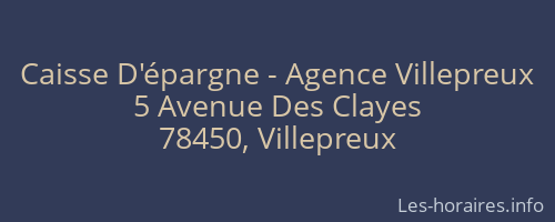 Caisse D'épargne - Agence Villepreux