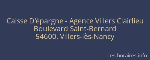 Caisse D'épargne - Agence Villers Clairlieu