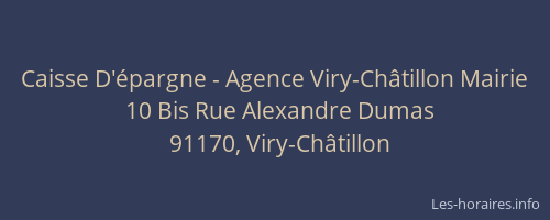 Caisse D'épargne - Agence Viry-Châtillon Mairie