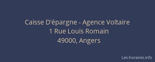 Caisse D'épargne - Agence Voltaire