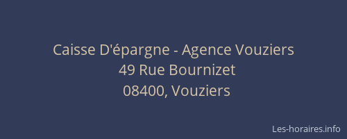 Caisse D'épargne - Agence Vouziers