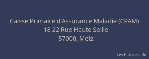 Caisse Primaire d'Assurance Maladie (CPAM)
