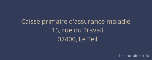 Caisse primaire d'assurance maladie
