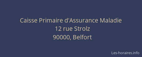 Caisse Primaire d'Assurance Maladie