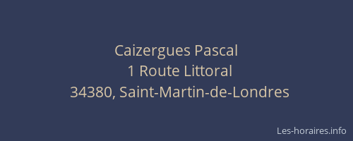 Caizergues Pascal
