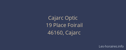 Cajarc Optic