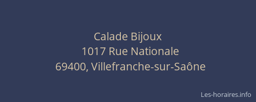 Calade Bijoux