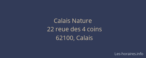 Calais Nature
