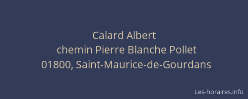 Calard Albert