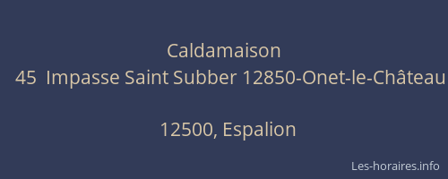 Caldamaison