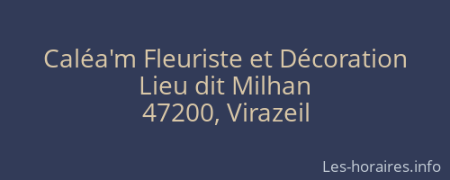 Caléa'm Fleuriste et Décoration