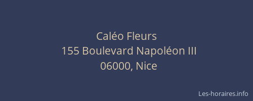 Caléo Fleurs