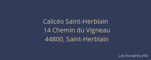 Calicéo Saint-Herblain