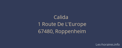 Calida