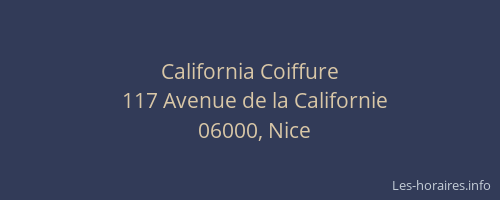 California Coiffure
