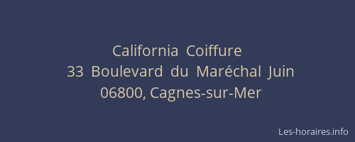 California  Coiffure
