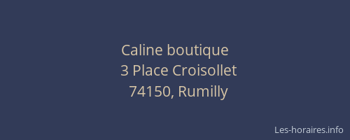 Caline boutique