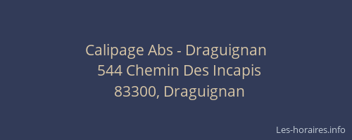 Calipage Abs - Draguignan