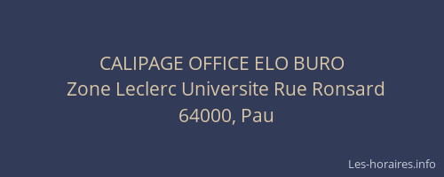 CALIPAGE OFFICE ELO BURO