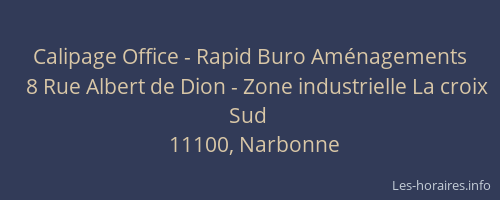 Calipage Office - Rapid Buro Aménagements