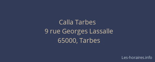 Calla Tarbes