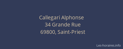 Callegari Alphonse