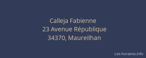 Calleja Fabienne