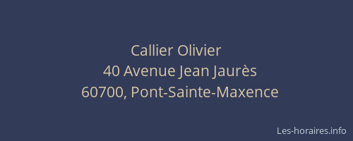 Callier Olivier