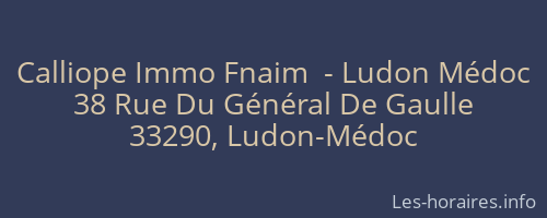 Calliope Immo Fnaim  - Ludon Médoc