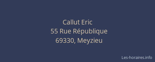 Callut Eric
